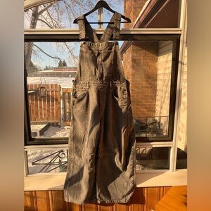 Free People Good Luck Barrel Denim Overalls